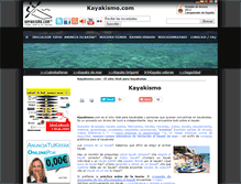 Tablet Screenshot of kayakismo.com